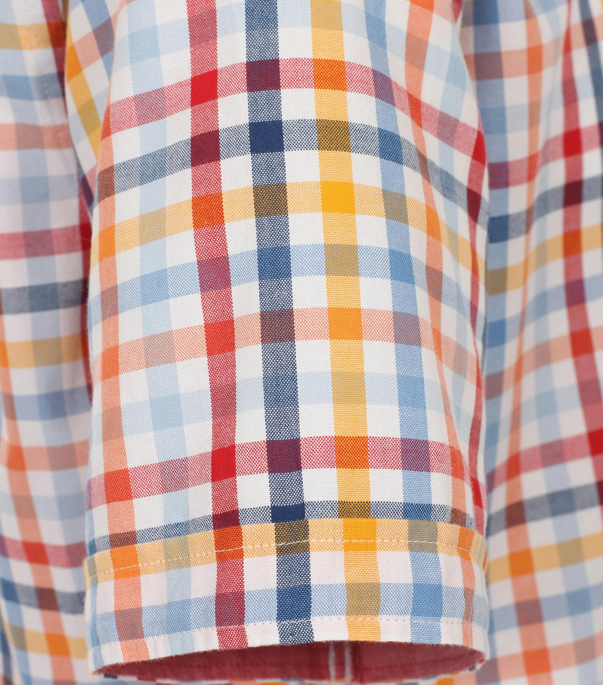 REDMOND Freizeithemd Kurzarm in Rot - 100 % Baumwolle - Ansicht 4