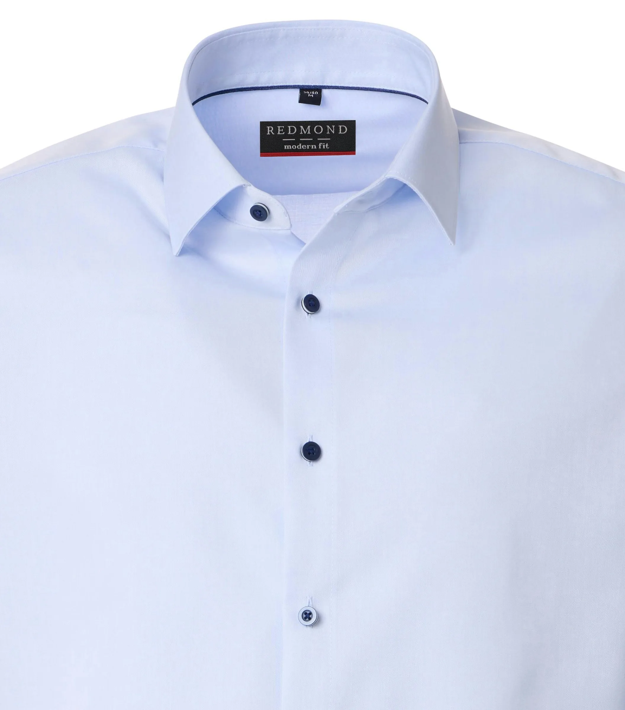 REDMOND Businesshemd in Blau - 100 % Baumwolle - Ansicht 3