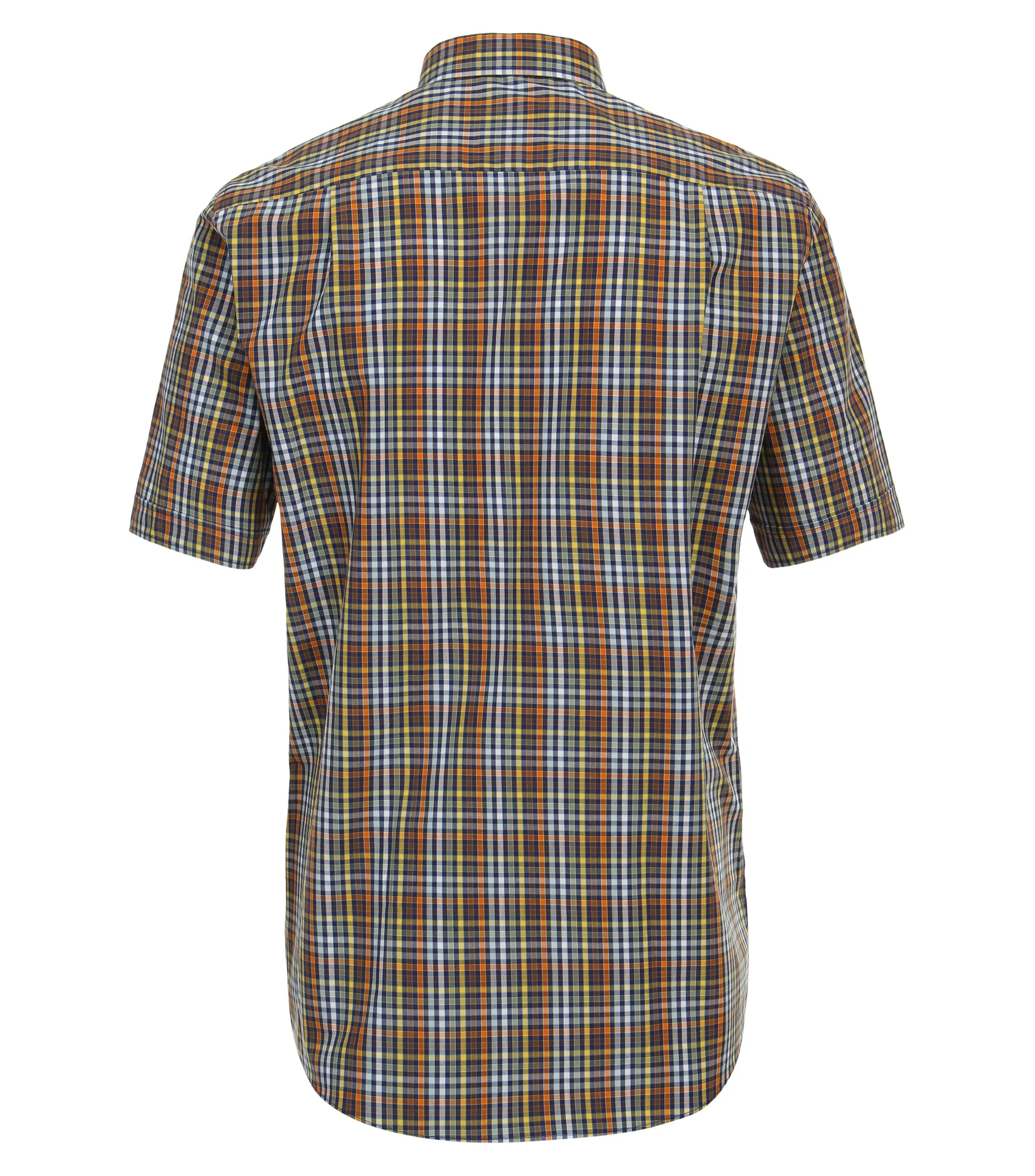 REDMOND Freizeithemd Kurzarm in Gelb - 100 % Baumwolle - Ansicht 2