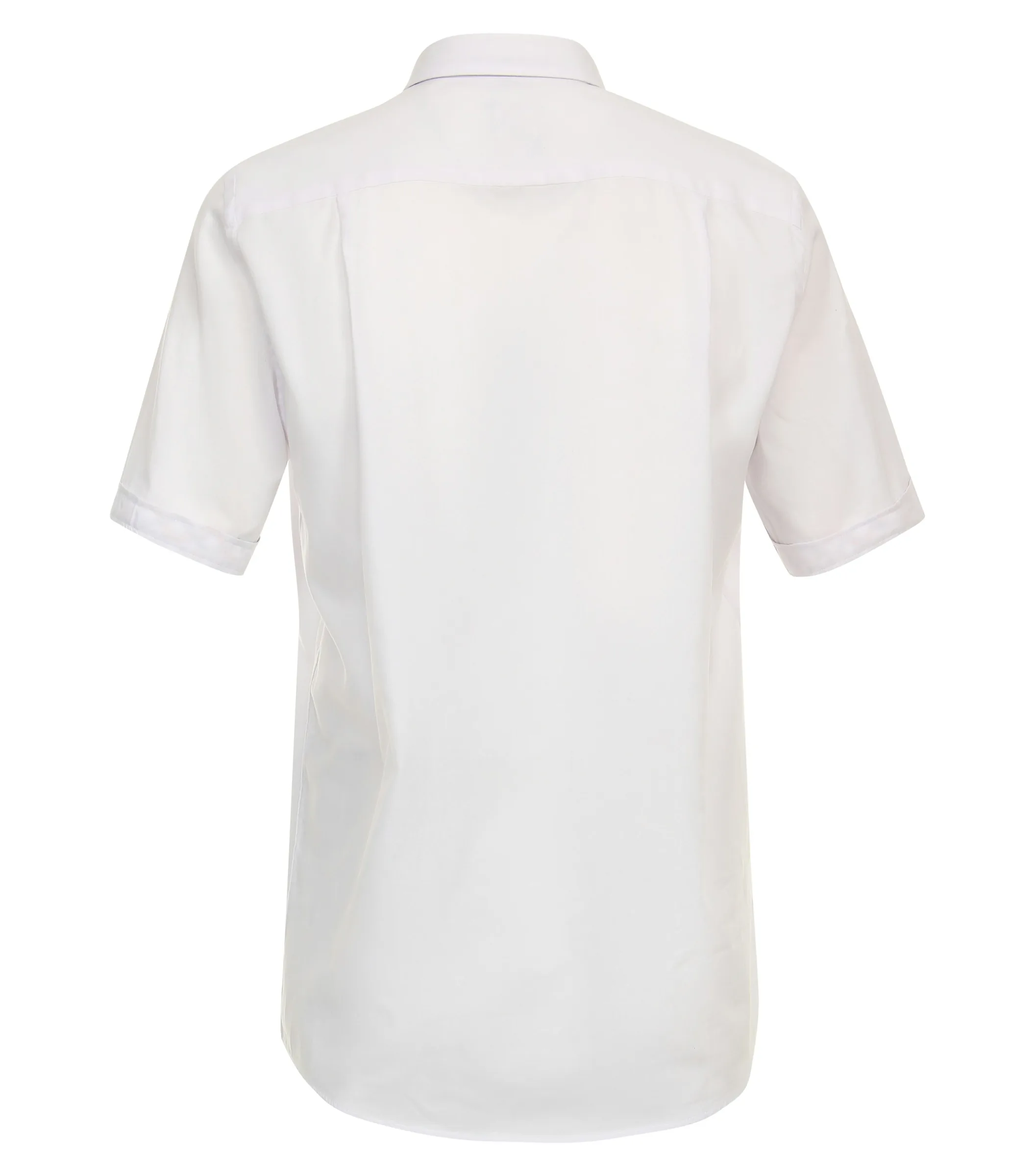 REDMOND Freizeithemd Kurzarm in Weiss - 100 % Baumwolle - Ansicht 2