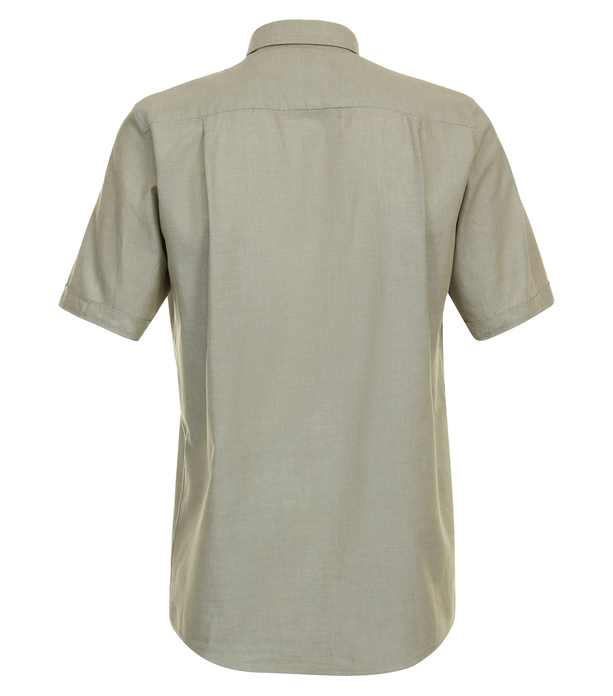 REDMOND Freizeithemd Kurzarm in Braun - 100 % Baumwolle - Ansicht 2