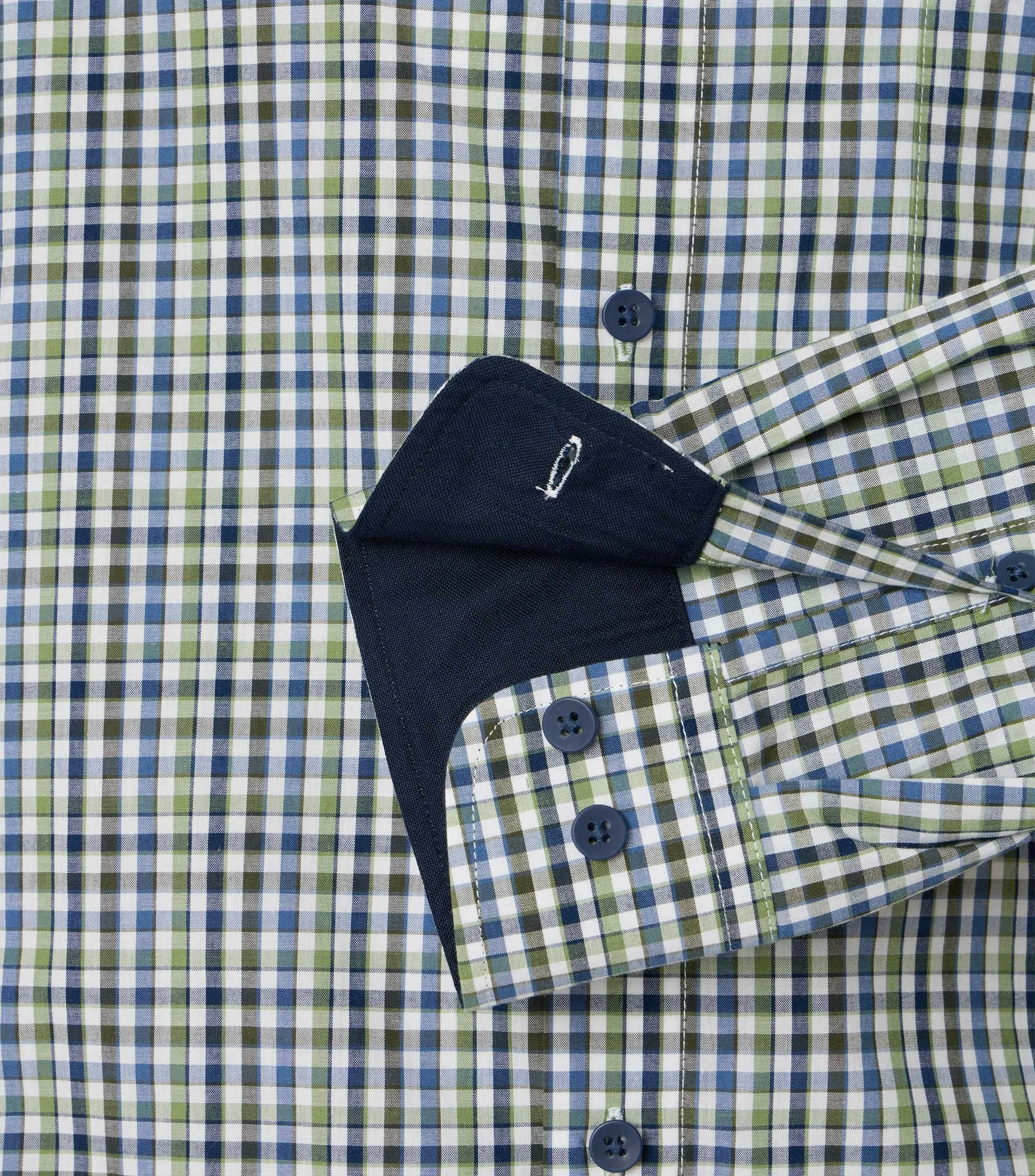 REDMOND Freizeithemd in Grün - 100 % Baumwolle - Ansicht 4