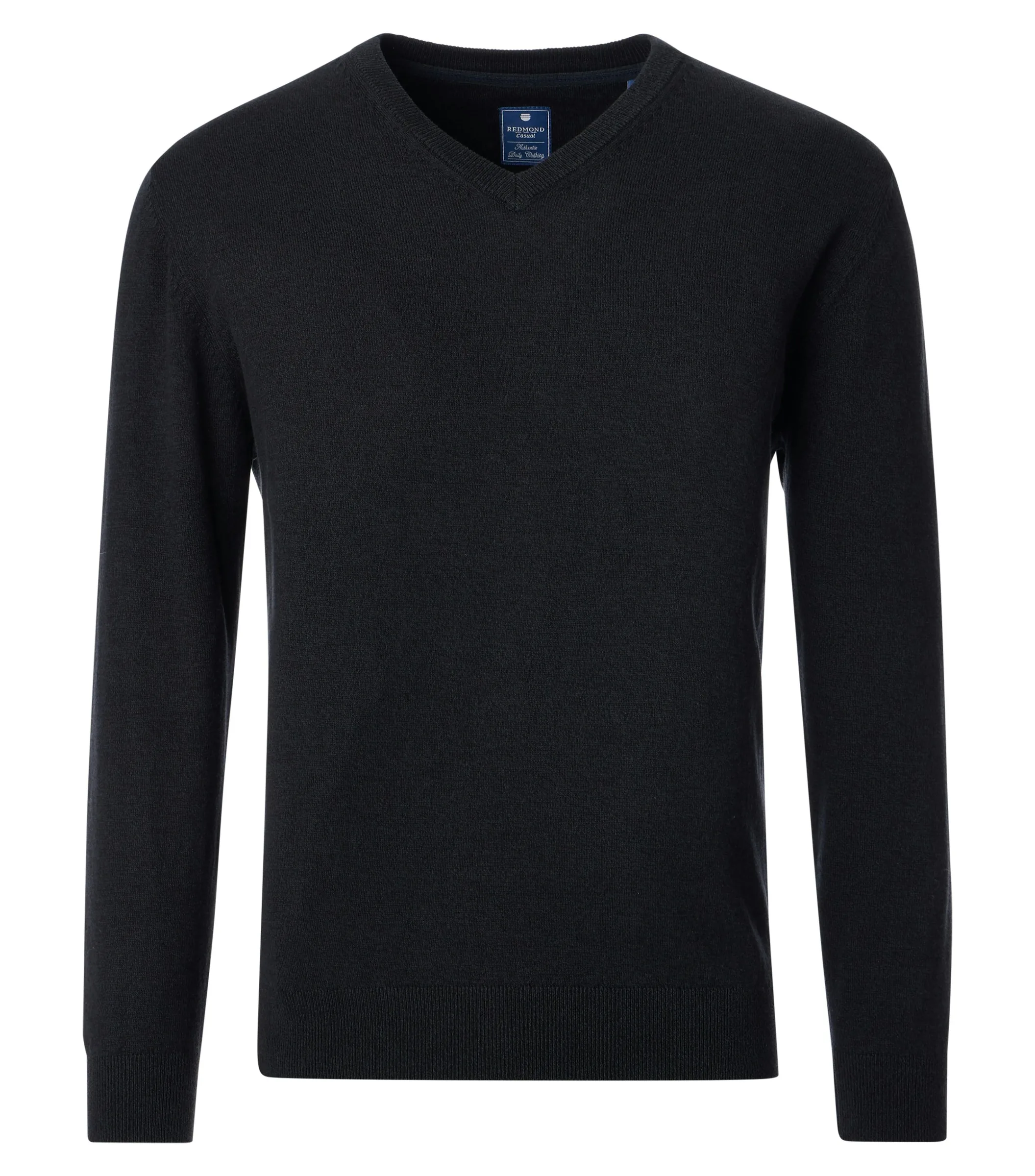 REDMOND Pullover in Schwarz - 100 % Baumwolle - Ansicht 1