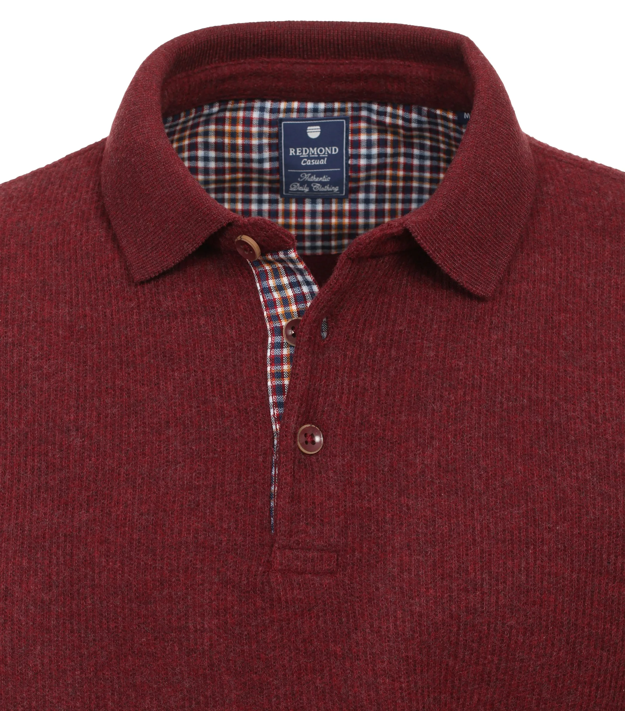 REDMOND Sweatshirt in Rot - 60 % Baumwolle, 40 % Polyester - Ansicht 3