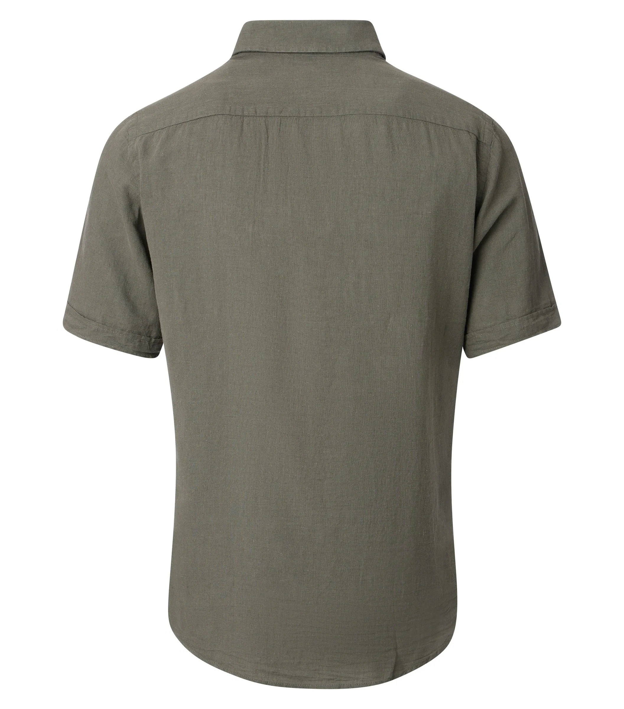 REDMOND Leinenhemd in Grün - 55 % Leinen, 45 % Baumwolle - Ansicht 2
