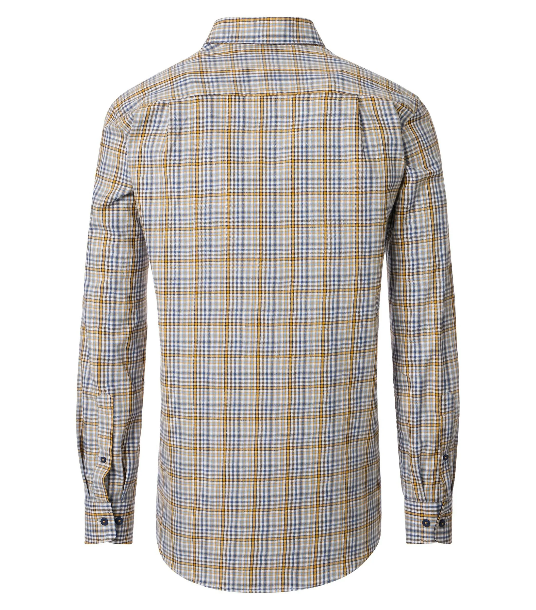 REDMOND Freizeithemd in Gelb messing - 100 % Baumwolle - Ansicht 2