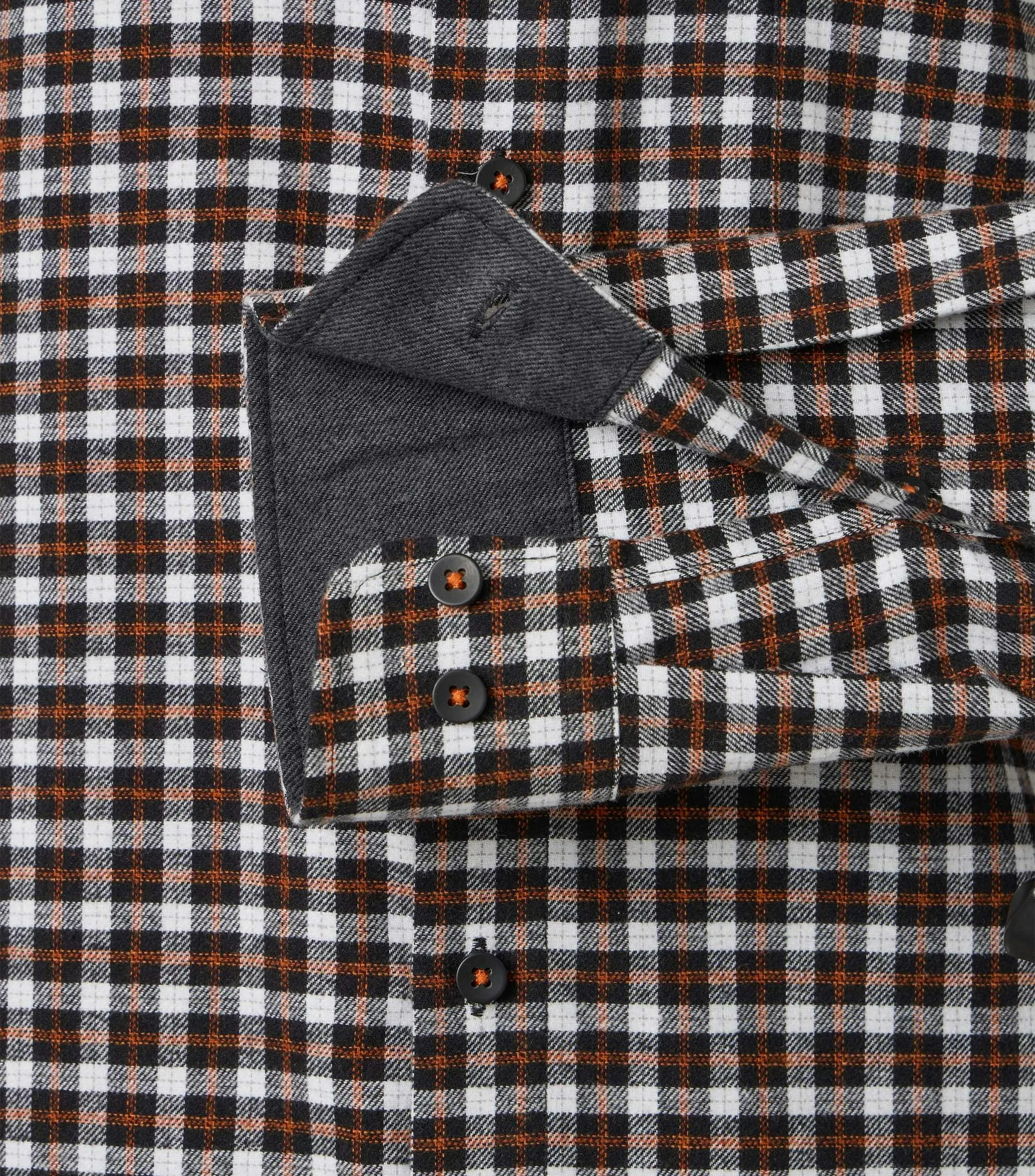 REDMOND Freizeithemd in Schwarz - 100 % Baumwolle - Ansicht 4