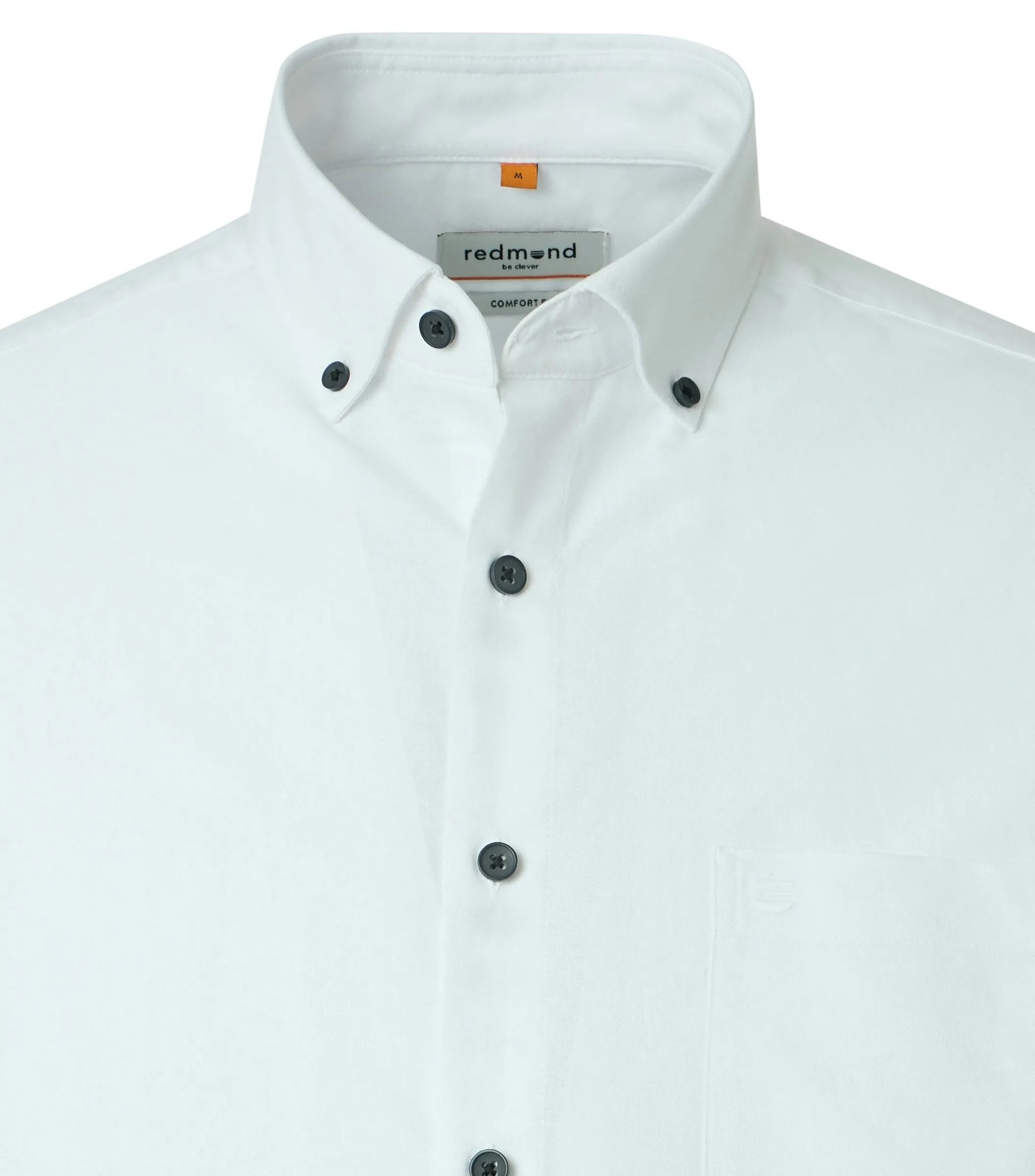 REDMOND Freizeithemd in Weiss - 100 % Baumwolle - Ansicht 3