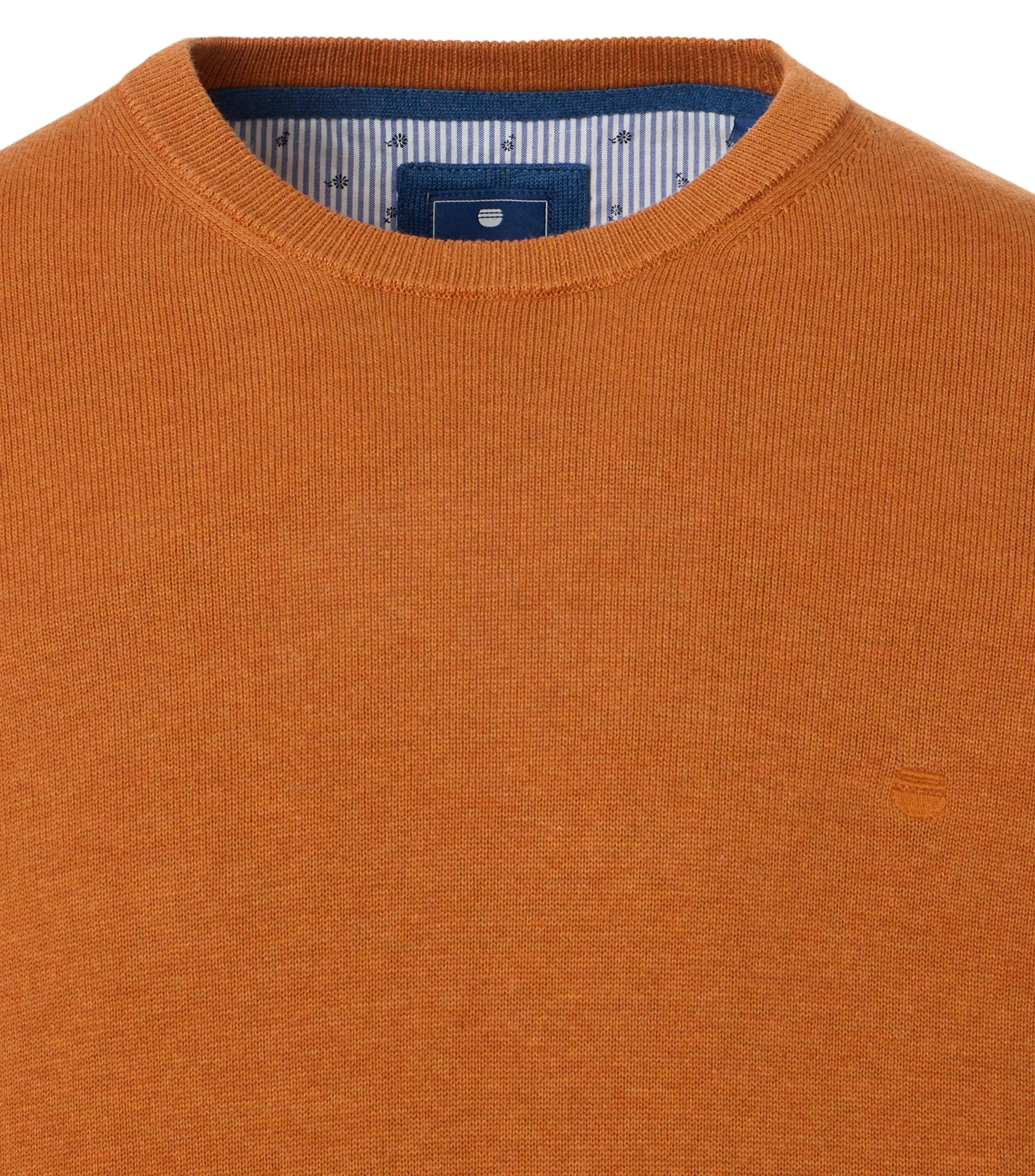 REDMOND Pullover in Beige-terra - 100 % Baumwolle - Ansicht 3