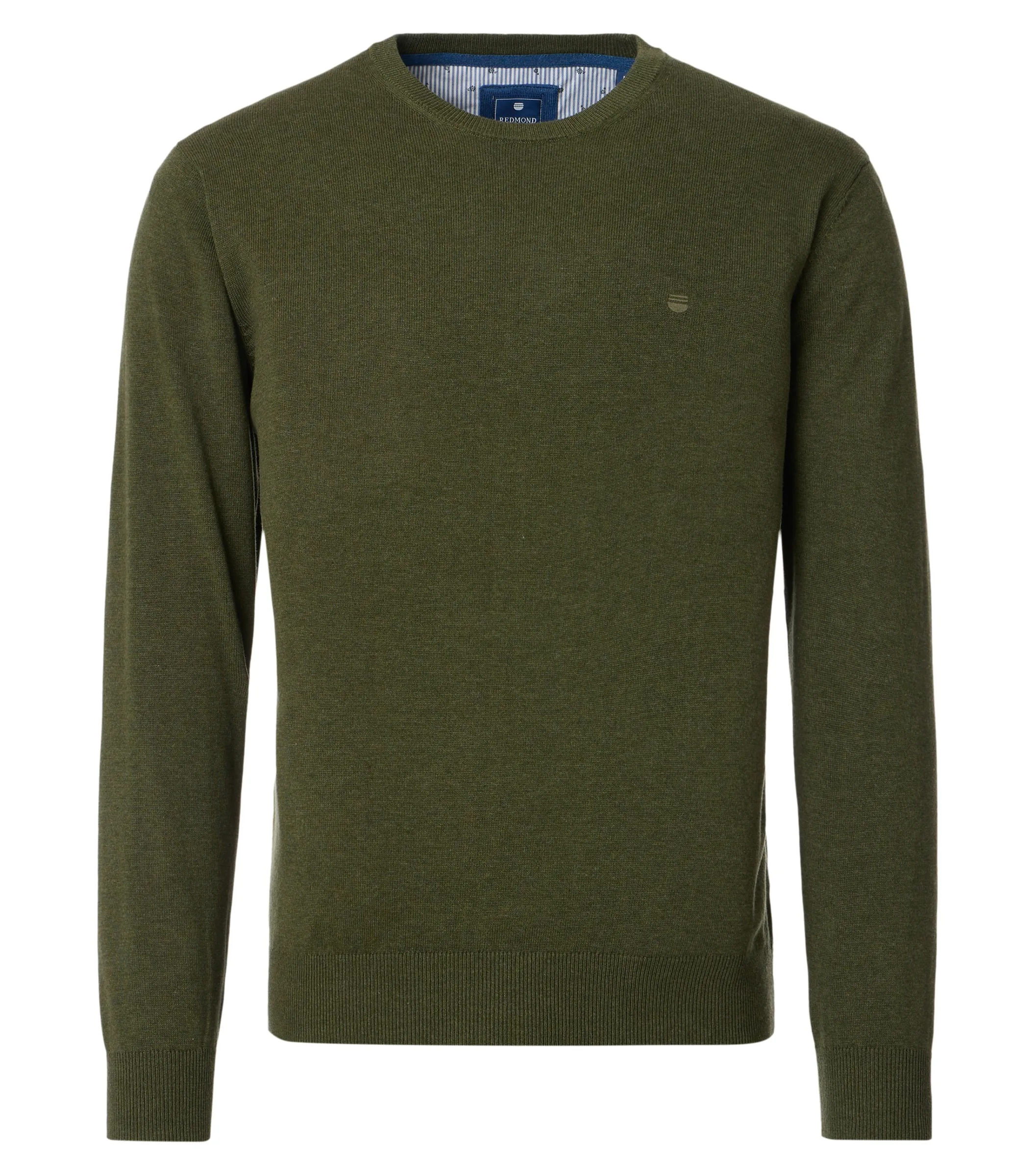 REDMOND Pullover in Grün - 100 % Baumwolle - Ansicht 1